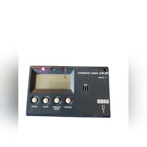 KORG CA-20 Digital Guitar & Bass Chromatic Tuner With Signal Flex Pick Up Works